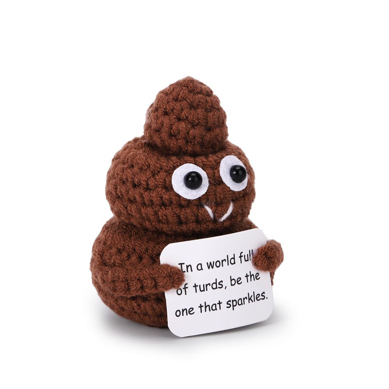 i-Beeboo Funny Gag Gifts for Women Sister  Brother  Dad  Mom  Bestfriends Coworkers Teen Boy Cute Crochet Valentines Gifts  Small Gifts  Home Office Decor Christmas Stocking Stuffer (Gag) - Image 3